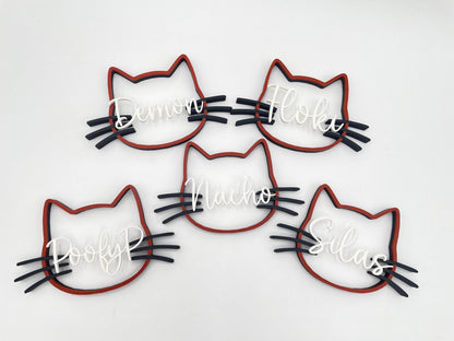 Personalized Cat Name Sign | Custom Pet Wall Decor