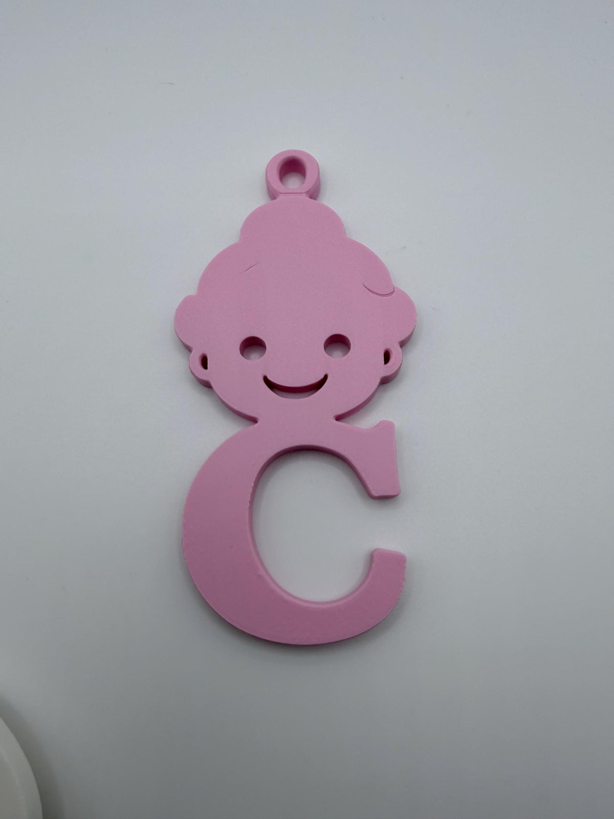 Personalized Christmas Initial Ornament, 3D Printed Character Letter Ornament, Custom Family Name Gift, Santa Reindeer Elf Tree Decoration