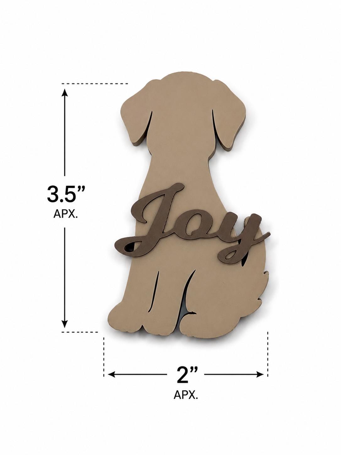 Personalized Dog Name Magnet | Custom Pet Fridge Magnet | Dog Breed Magnet | Puppy Name Magnet | Pet Lover Gift | Custom Dog Decor