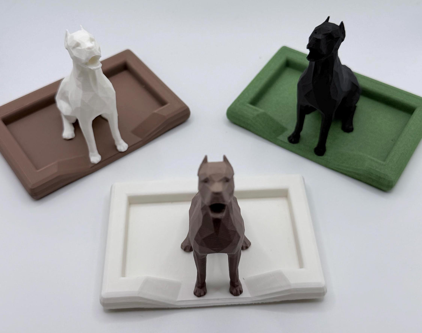 Pit Bull Ring Holder with Dish | Dog Lover Gift
