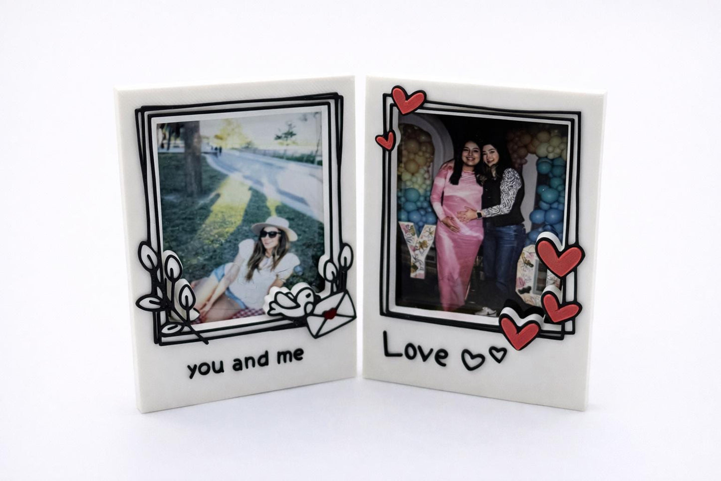 Custom Polaroid Photo Magnet, Personalized Keepsake Gift