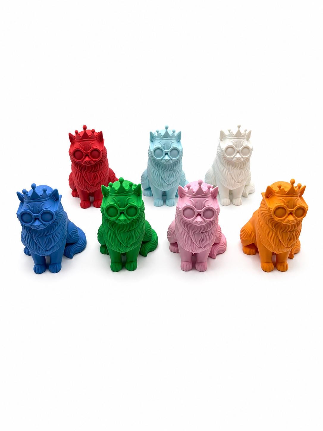Princess Donut Bookshelf Figurine, LitRPG Book Decor, Dungeon Crawler Carl Inspired Cat Statue, 3D Printed Collectible, Fantasy Reader Gift