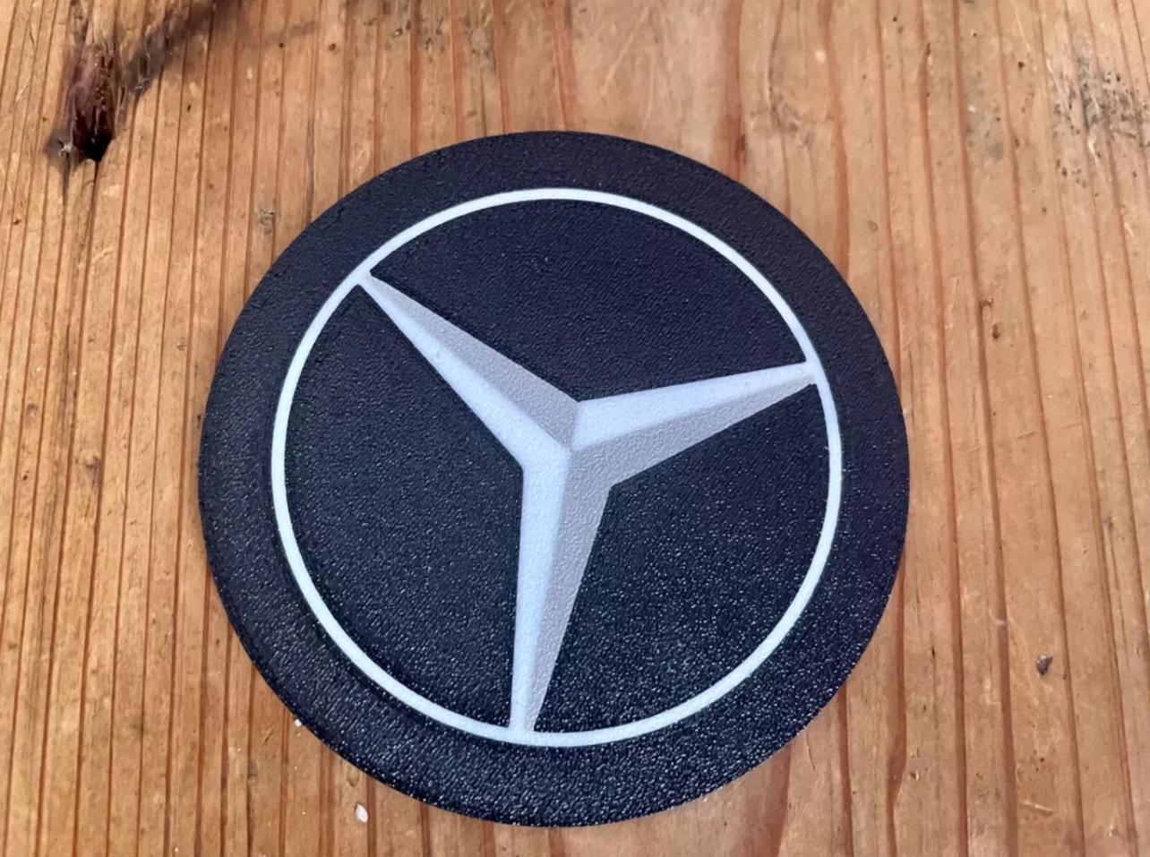 Mercedes Coaster Set of 5 w/ Free Holder