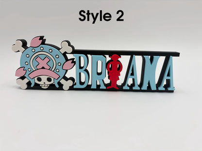 Custom Pirate-Inspired Name Plate | Personalized Desk Sign