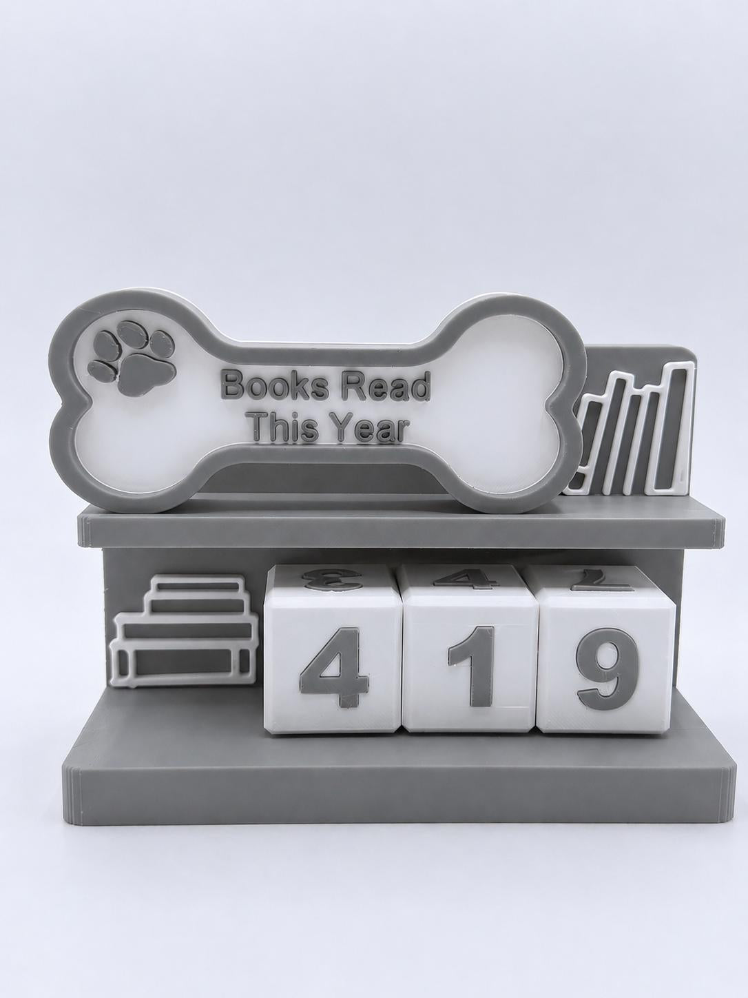 Dog Theme Books Read Tracker | Reading Goal Counter