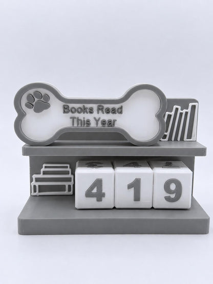 Dog Theme Books Read Tracker | Reading Goal Counter