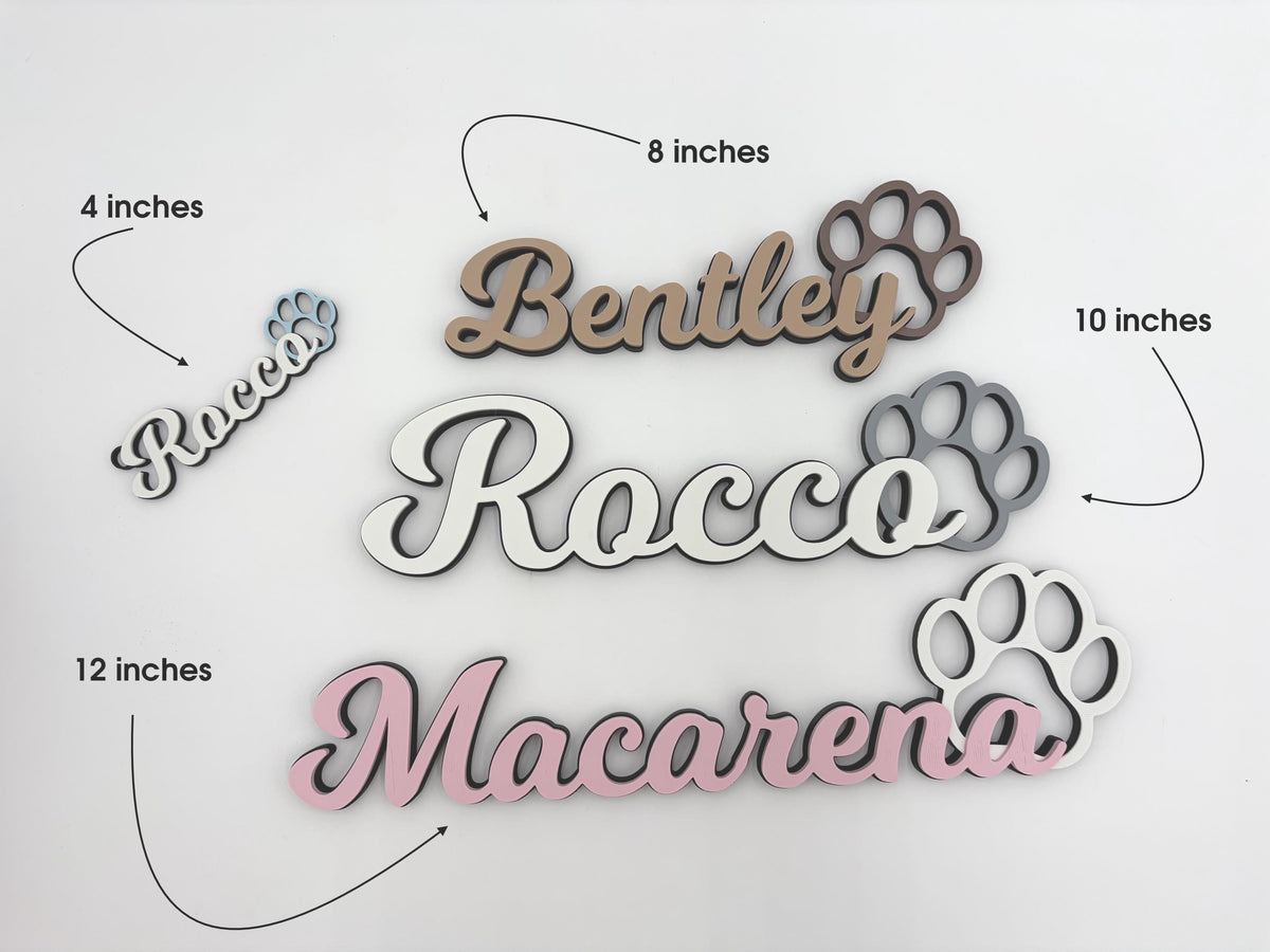 Personalized Dog Sign | Custom Name Sign | Food Sign | Dog Wall Decor | Personalized Sign | Pet Gifts | Gift | Mom | Pup |