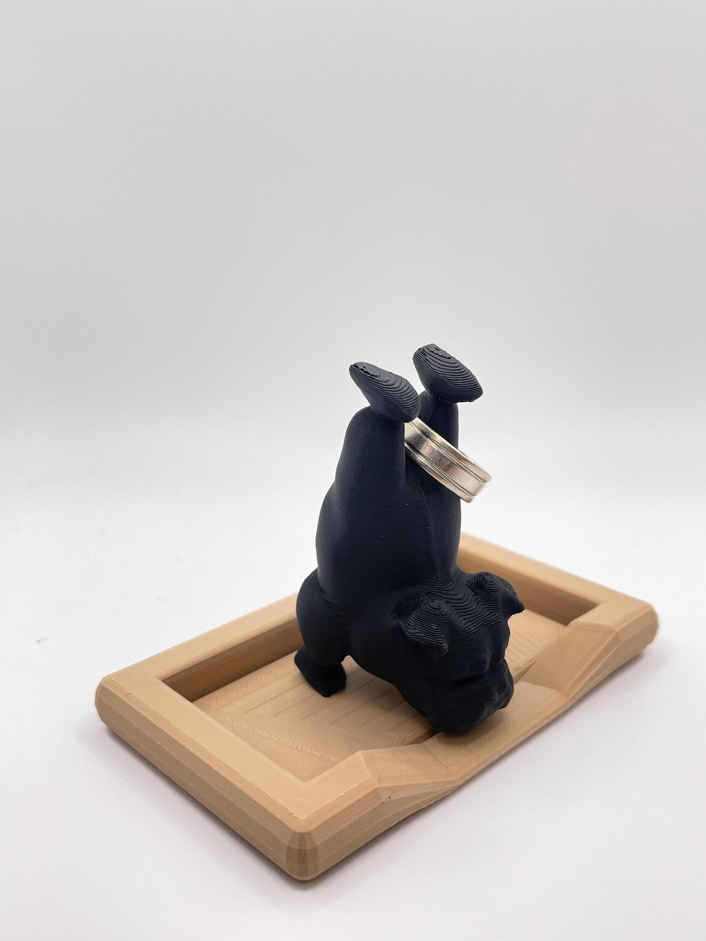 Personalized Bulldog Ring Holder | Funny Dog Jewelry Tray