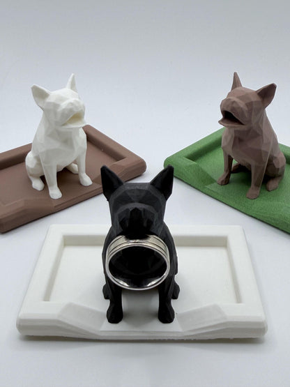 Personalized French Bulldog Ring Holder | Frenchie Gift