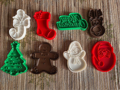 Christmas Cookie Cutter Set | Holiday Baking Shapes