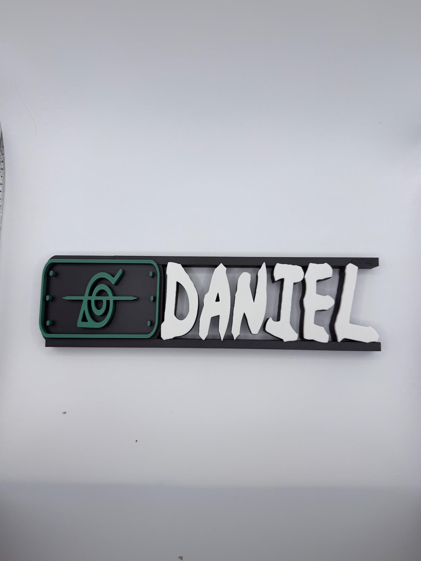 Custom One-of-a-Kind  Name Plate | Personalized Desk or Shelf Decor | Anime | Ninja | Custom Gift