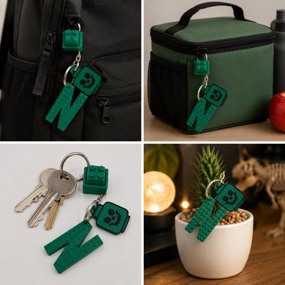 Personalized Building Block Fidget Keychain | Party Favor Sets