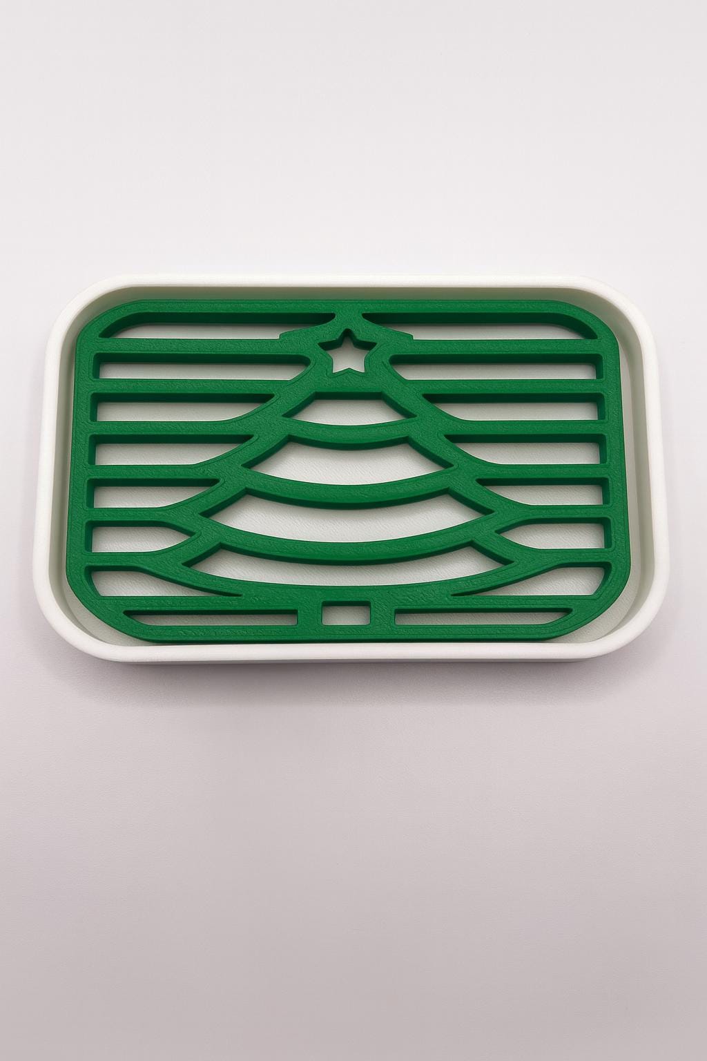 3D Printed Christmas Soap Dish Set | Holiday Bathroom Decor