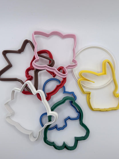 Gaming Character Cookie Cutters | 18-Design Mix & Match Set