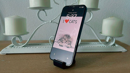3D Printed Cat Phone Stand | Kawaii Desk Decor for Cat Lovers