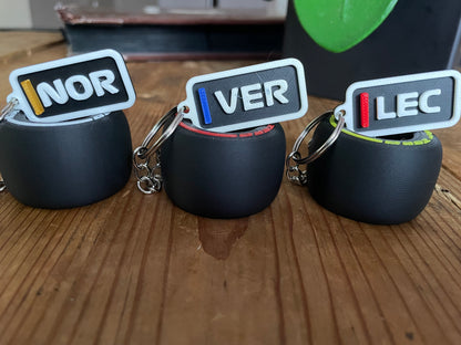 Personalized Racing Keychain | Custom Name F1 Fan Gift