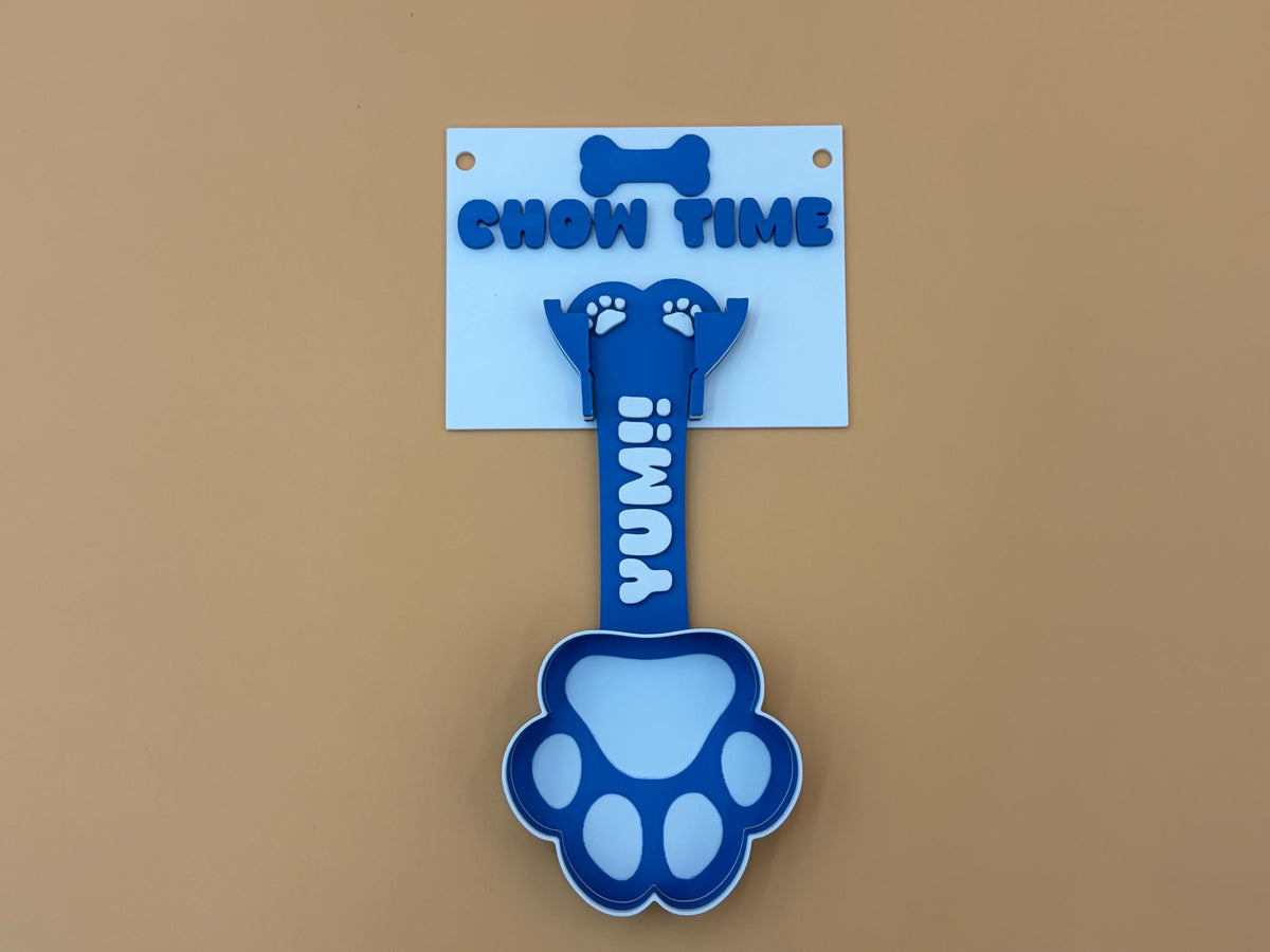 Personalized Dog Food Scoop | Custom Puppy Kibble Measuring Cup | Paw Shaped Portion Control | Measuring Cup Pet |