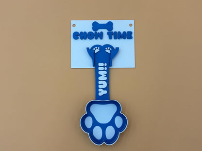 Personalized Dog Food Scoop | Custom Puppy Kibble Measuring Cup | Paw Shaped Portion Control | Measuring Cup Pet |