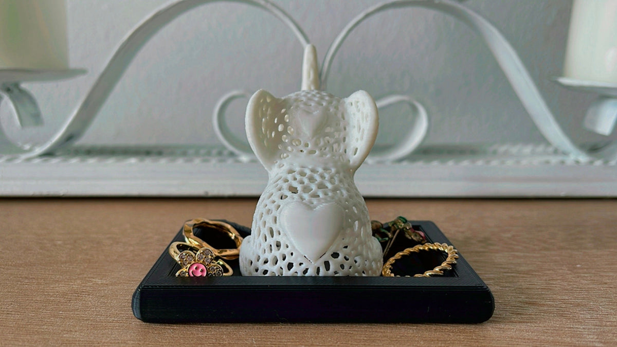 Elephant Ring Holder with Tray | Engagement Gift for Her
