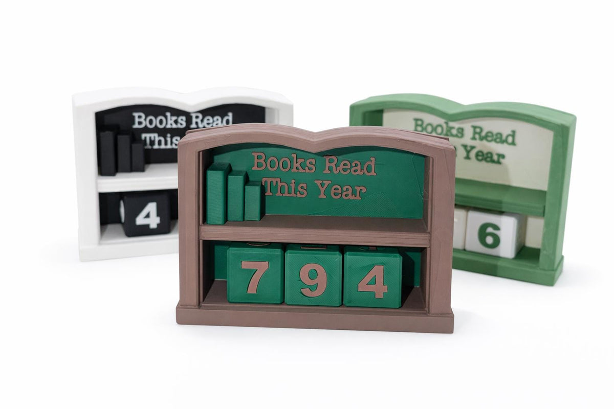 Books Read This Year Tracker | Book Lover Desk Decor