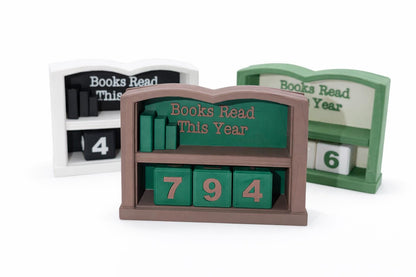 Books Read This Year Tracker | Book Lover Desk Decor