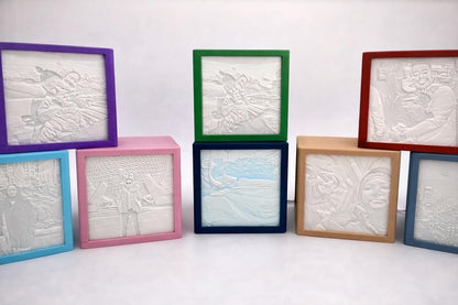 Custom Photo Lithophane Night Light, Personalized Shadow Box