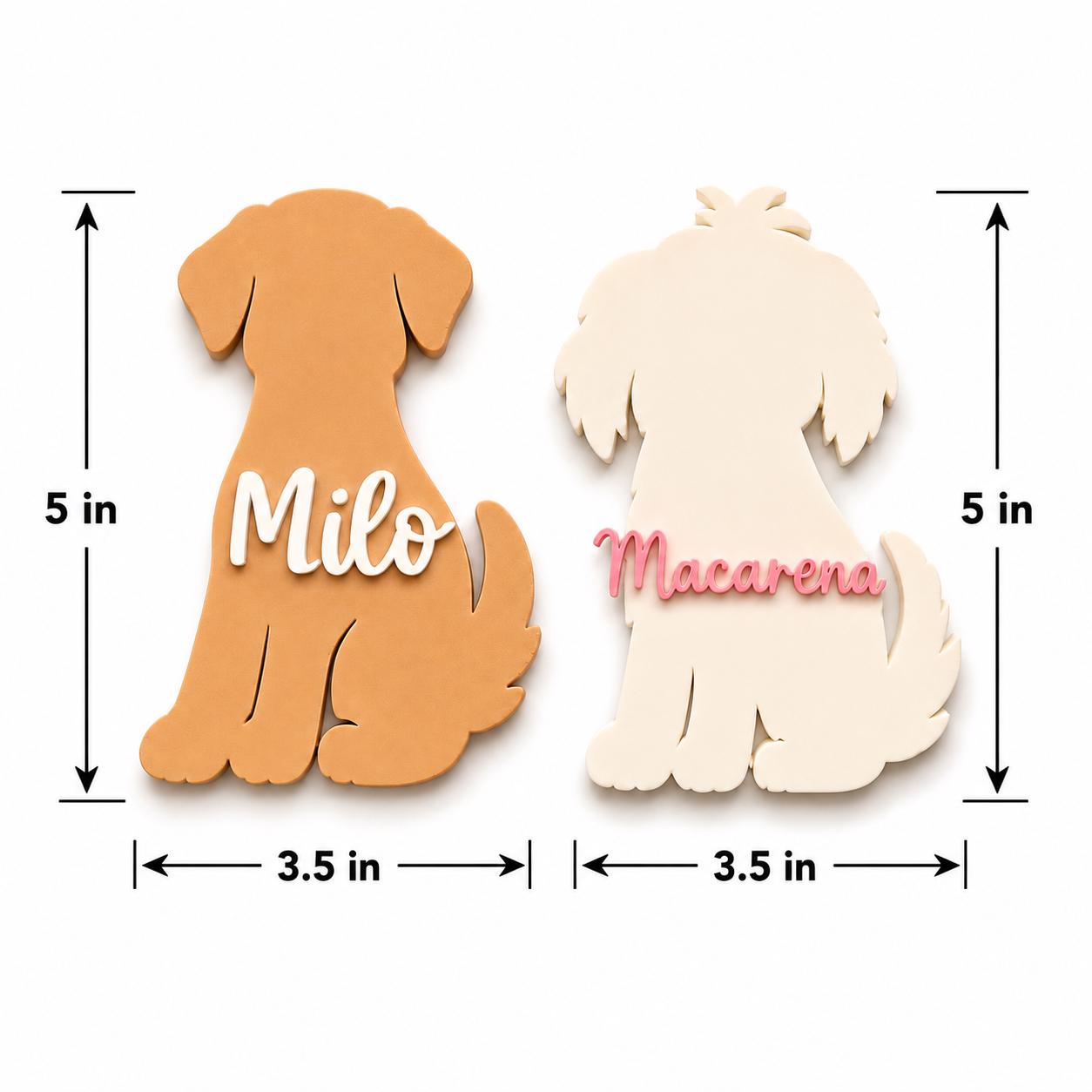 Personalized Dog Name Sign | Custom Pet Name Sign | Dog Wall Decor | Puppy Name Plaque | Pet Lover Gift | Personalized Dog Decor