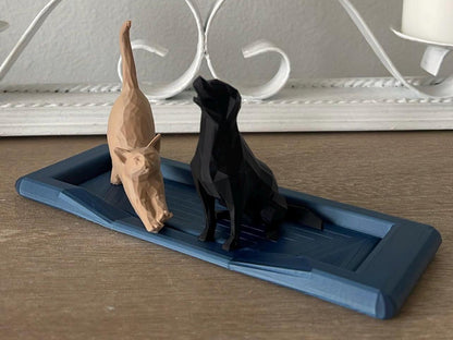 Personalized Cat & Dog Ring Holder | Pet Lover Engagement Gift
