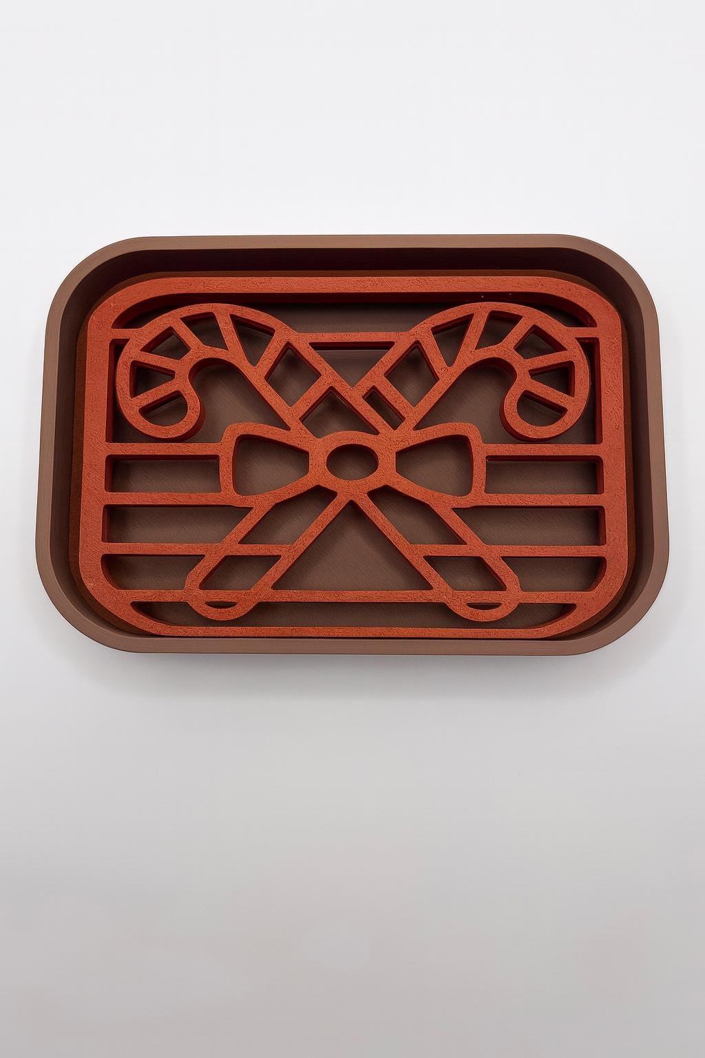 3D Printed Christmas Soap Dish Set | Holiday Bathroom Decor