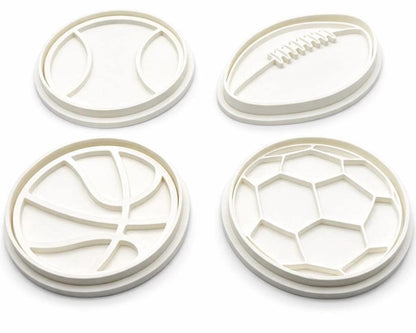 Sports Number Cookie Cutters 0-9, Birthday Baking Set