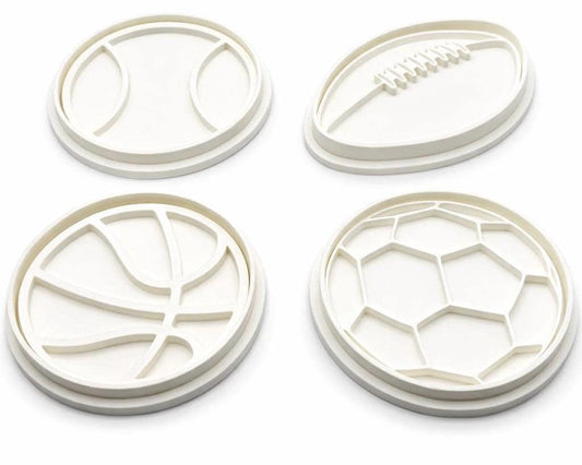 Sports Number Cookie Cutters 0-9, Birthday Baking Set