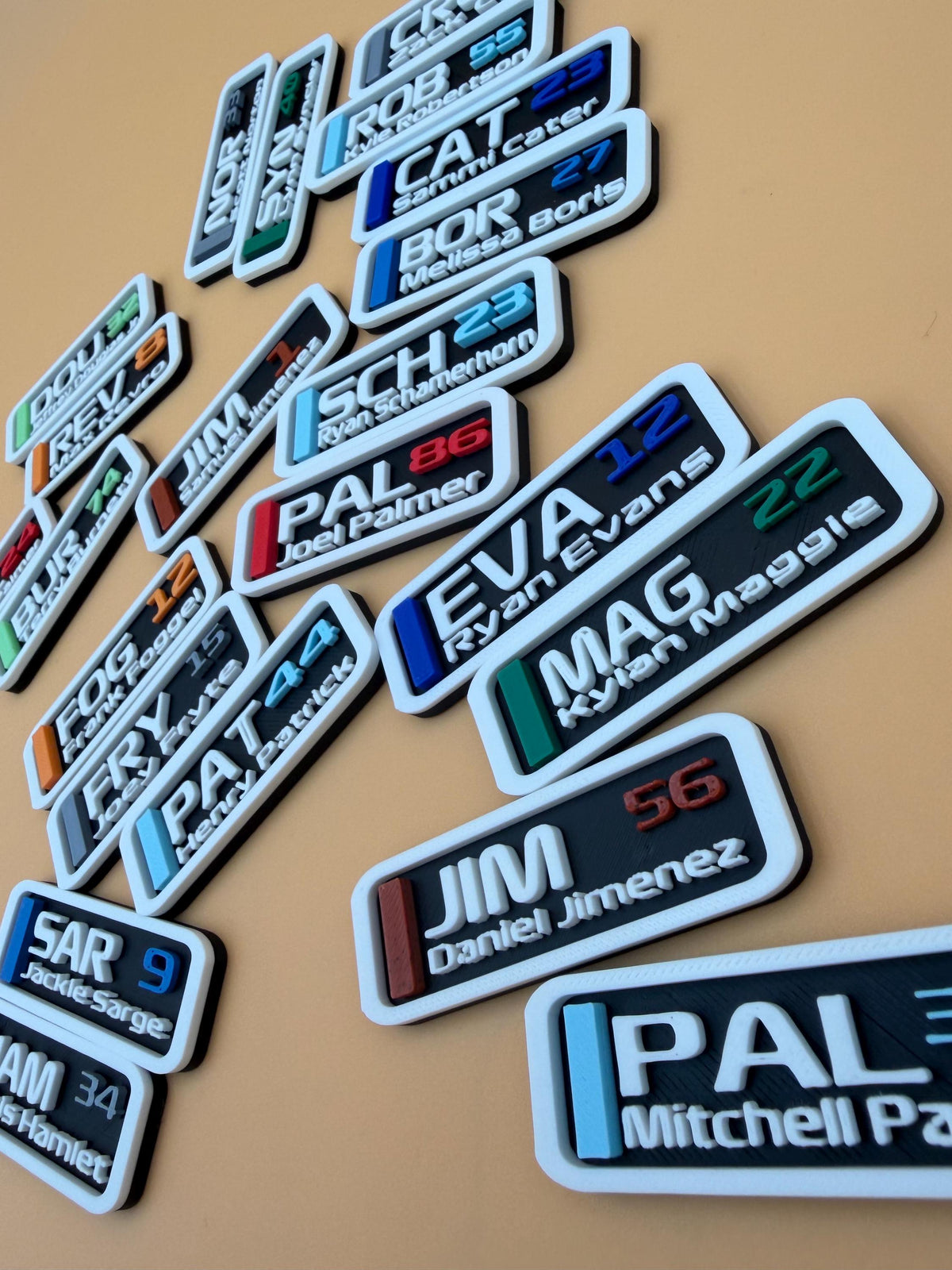 Motorsport Driver Grid Fridge Magnet | Gifts | Racing | Personalized Racing Accessory | Custom Race Gift | Sport Decor | Gamer
