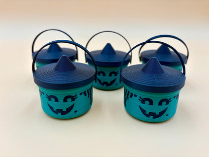 Custom Halloween Mini Buckets | Custom Colors | Cute Pumpkin | Gifts for School | Party Favors | Halloween Party | Trick or Treat