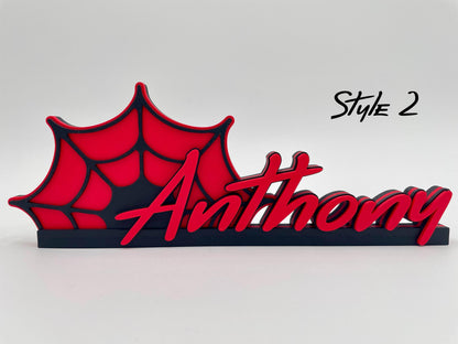 Custom Superhero Name Plate | Personalized Kids Room Decor
