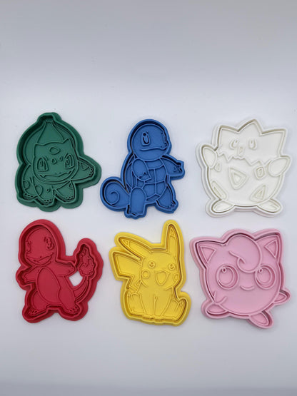 Gaming Character Cookie Cutter Set, Party Baking Molds