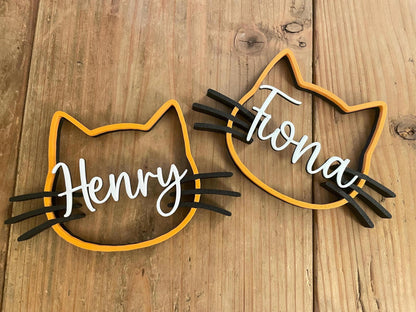 Personalized Cat Name Sign | Custom Pet Wall Decor
