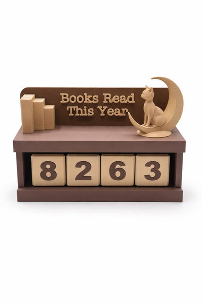 3D Printed Books Read Tracker | Reading Goal Counter