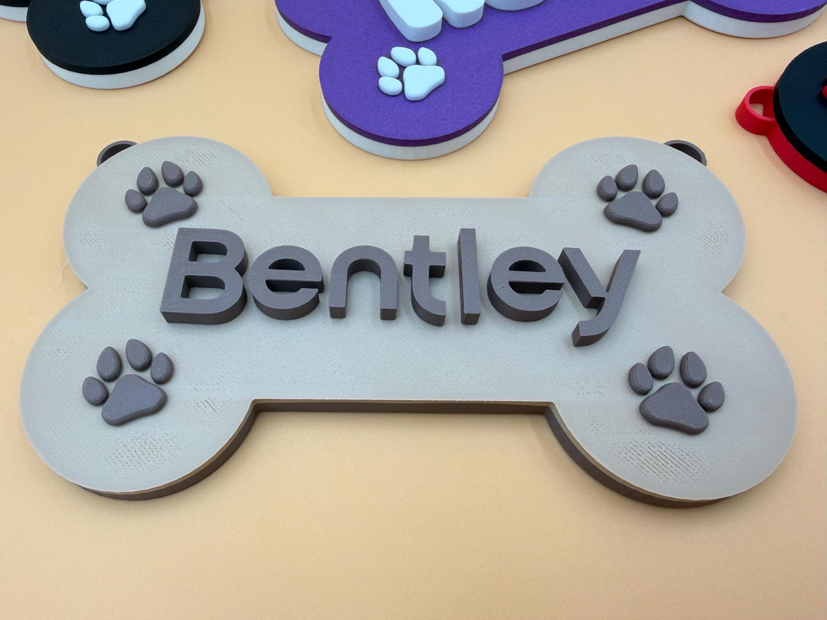 Personalized Dog Crate Sign | Custom Pet Name Wall Decor | Dog Room Sign | Puppy Name Plaque | Dog Lover Gift | Custom Dog Decor