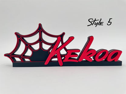 Custom Superhero Name Plate | Personalized Kids Room Decor