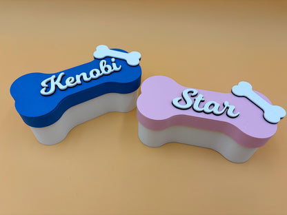 Personalized Dog Treat Container | Custom Name | Food Sign | Doggie Treat Organizer | Personalized | Pet Gifts | Gift | Mom | Pup |