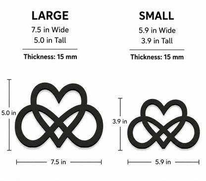 Personalized Infinity Heart Ring Holder, Jewelry Tray, Modern Love Knot Ring Dish, Wedding Gift, Anniversary Gift, Couple Decor