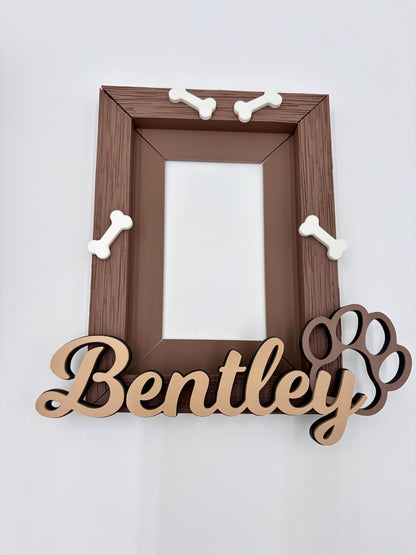 Custom Dog Photo Frame | Personalized 4x6 Puppy Picture Frame