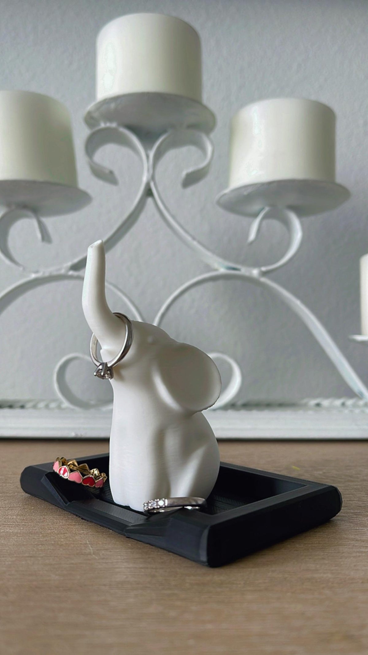 Elegant Elephant Ring Holder | Engagement Gift for Her