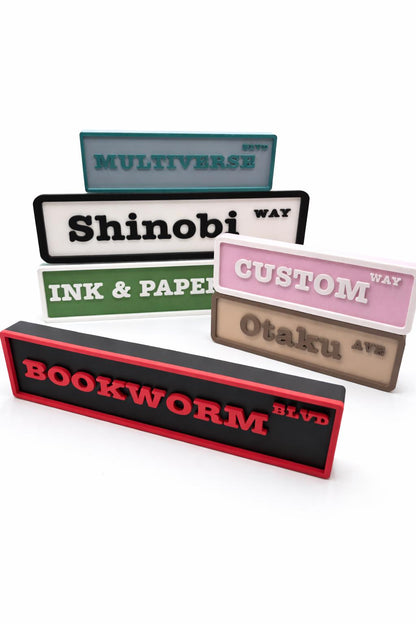 Personalized Bookshelf Sign | Book Lover Plaque